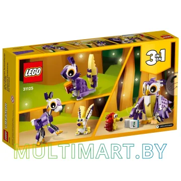 Конструктор LEGO Creator 31125 Удивительные лесные обитатели картинка 2